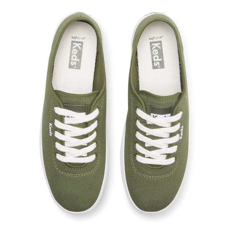 Keds Breezie Canvas Canvas Damen Grün | 21643PRUQ